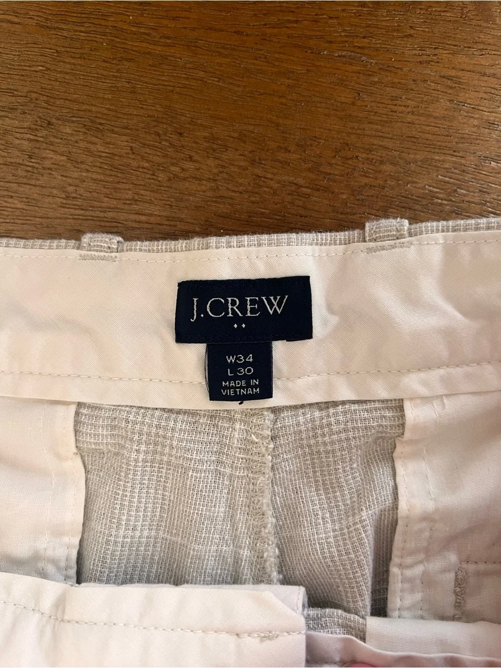 J. Crew light tan